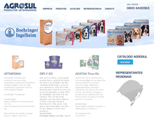 Tablet Screenshot of agrosul.com
